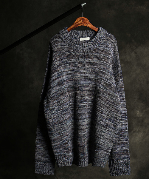 T-16697multi color knit