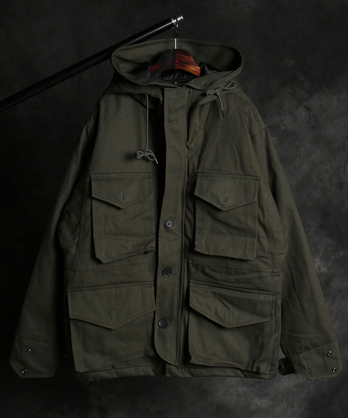 JK-14729multi pocket pattern field jacket