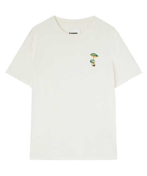 T-29214JIL SANDER버섯 자수 크루 넥 티셔츠[매장가-60만원대]