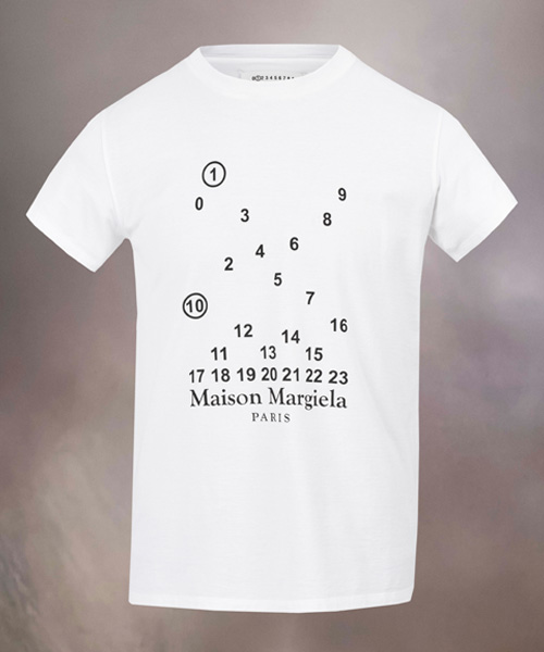T-29260MAISON MARGIELA뉴메릭 로고 코튼 티셔츠[매장가-60만원대]